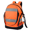 Hi Vis Orange - Front - Shugon Hi-Vis Rucksack - Backpack - 23 Litres (Pack of 2)