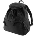 Vintage Black - Front - Quadra Vintage Canvas Backpack - 18 Litres (Pack of 2)