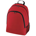 Classic Red - Front - Bagbase Universal Multipurpose Backpack - Rucksack - Bag (18 Litres) (Pack of 2)