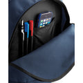 French Navy - Side - Bagbase Universal Multipurpose Backpack - Rucksack - Bag (18 Litres) (Pack of 2)