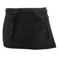 Black - Front - Dennys Full Zip Multi Pocket Workwear Apron (Pack of 2)