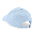 Pastel Blue - Back - Beechfield Unisex Low Profile 6 Panel Dad Cap (Pack Of 2)
