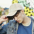 Vintage Stone - Back - Beechfield Unisex Low Profile Vintage Denim-Look Cap (Pack of 2)