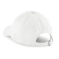 Solid White - Back - Beechfield Unisex Authentic 6 Panel Baseball Cap (Pack of 2)