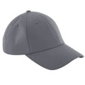 Graphite Grey - Front - Beechfield Unisex Authentic 6 Panel Baseball Cap (Pack of 2)