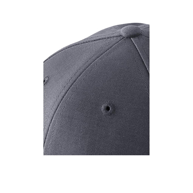 Graphite Grey-Black - Lifestyle - Beechfield Adults Unisex Athleisure Cotton Baseball Cap (Pack of 2)