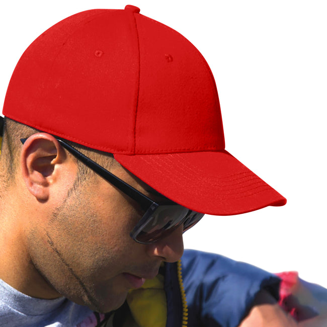 Red - Back - Result Unisex Core Kansas Flex Baseball Cap (Pack of 2)
