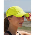 Fluorescent Yellow - Back - Spiro Impact Sports Cap (Pack of 2)