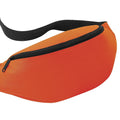 Orange - Back - Bagbase Adjustable Belt Bag (2.5 Litres) (Pack of 2)