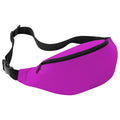 Fuchsia - Front - Bagbase Adjustable Belt Bag (2.5 Litres) (Pack of 2)
