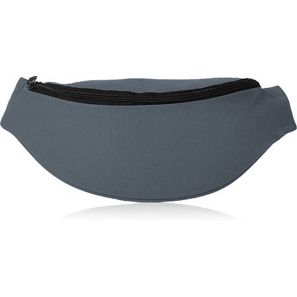 Graphite - Side - Bagbase Adjustable Belt Bag (2.5 Litres) (Pack of 2)