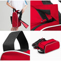 Classic Red-Black-White - Back - Quadra Teamwear Shoe Bag - 9 Litres (Pack of 2)