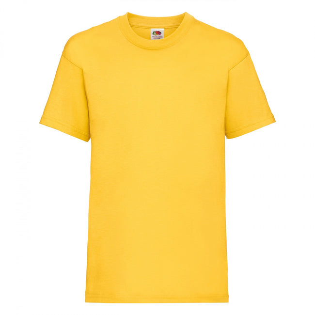 Sunflower - Front - Fruit Of The Loom Childrens-Kids Unisex Valueweight Short Sleeve T-Shirt (Pack of 2)