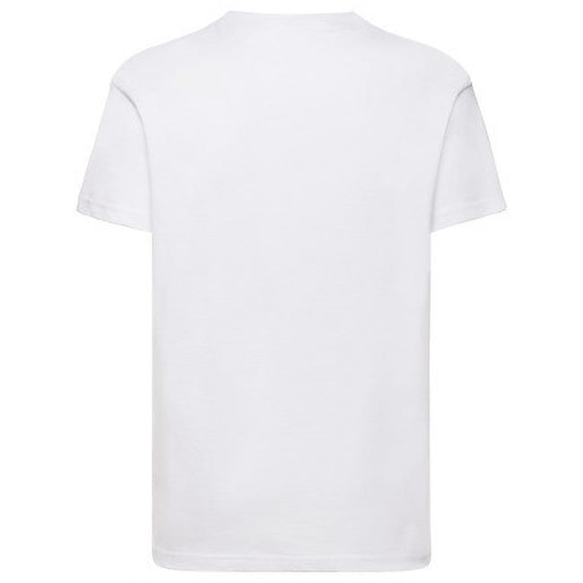 White - Back - Fruit Of The Loom Childrens-Kids Unisex Valueweight Short Sleeve T-Shirt (Pack of 2)