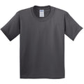 Charcoal - Front - Gildan Childrens Unisex Heavy Cotton T-Shirt (Pack Of 2)