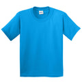 Saphire - Front - Gildan Childrens Unisex Heavy Cotton T-Shirt (Pack Of 2)