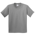 Sport Grey - Front - Gildan Childrens Unisex Heavy Cotton T-Shirt (Pack Of 2)