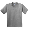 Graphite Heather - Front - Gildan Childrens Unisex Heavy Cotton T-Shirt (Pack Of 2)