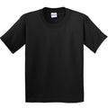 Black - Front - Gildan Childrens Unisex Soft Style T-Shirt (Pack Of 2)