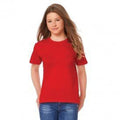 Red - Back - B&C Kids-Childrens Exact 190 Short Sleeved T-Shirt (Pack of 2)