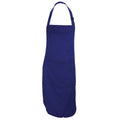 Navy Blue - Front - Dennys Adults Unisex Catering Bib Apron With Pocket (Pack of 2)