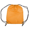 Orange - Front - Shugon Stafford Plain Drawstring Tote Bag - 13 Litres (Pack of 2)