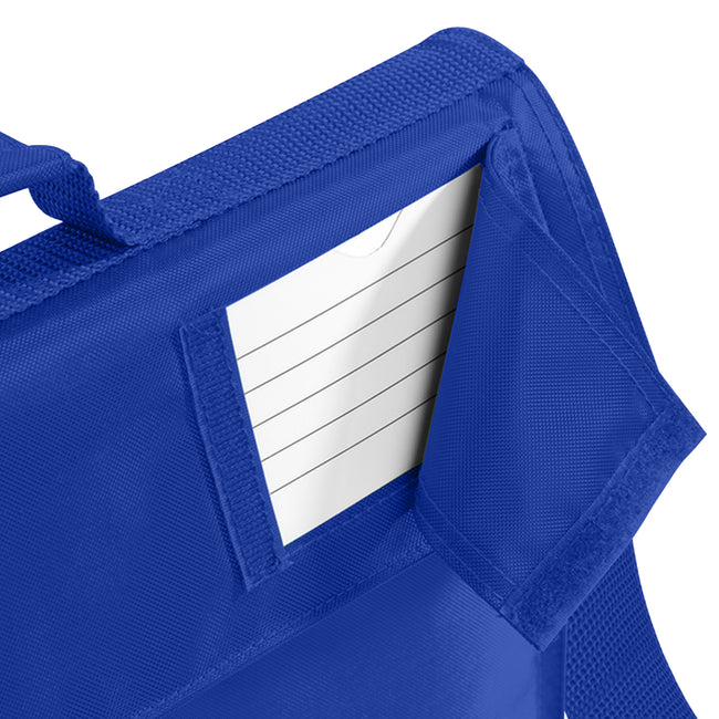 Bright Royal - Back - Quadra Junior Book Bag With Strap (Pack of 2)