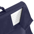 French Navy - Back - Quadra Junior Book Bag With Strap (Pack of 2)