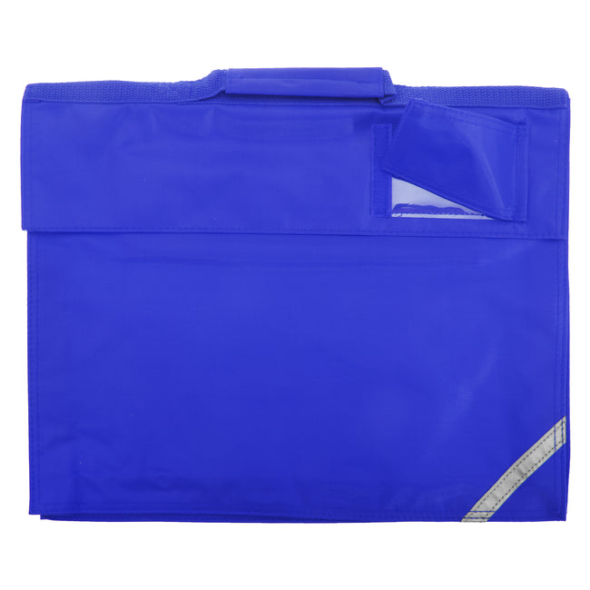 Bright Royal - Front - Quadra Junior Book Bag - 5 Litres (Pack of 2)