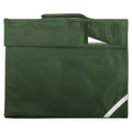 Bottle Green - Front - Quadra Junior Book Bag - 5 Litres (Pack of 2)