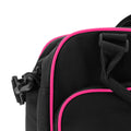 Black-Fuchia - Side - Bagbase Compact Junior Dance Messenger Bag (15 Litres) (Pack of 2)