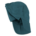 Bottle Green - Side - Result Headwear Kids-Childrens Unisex Folding Legionnaire Hat - Cap (Pack of 2)