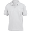 White - Front - Gildan DryBlend Childrens Unisex Jersey Polo Shirt (Pack Of 2)