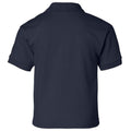 Navy - Back - Gildan DryBlend Childrens Unisex Jersey Polo Shirt (Pack Of 2)