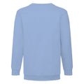 Sky Blue - Back - Fruit Of The Loom Childrens Unisex Set In Sleeve Sweatshirt (Pack of 2)