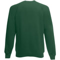 Bottle Green - Back - Fruit Of The Loom Childrens Unisex Raglan Sleeve Sweatshirt (Pack of 2)
