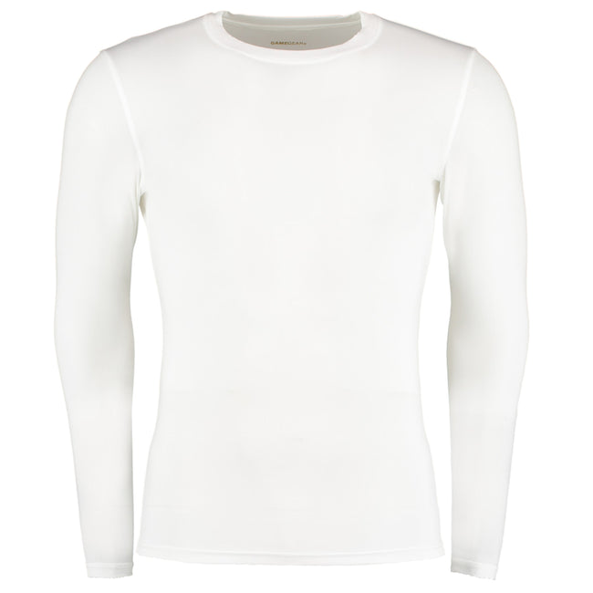 White - Front - Gamegear® Mens Warmtex® Long Sleeved Base Layer - Mens Sportswear