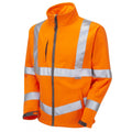 Hi Vis Orange - Back - Yoko Mens Hi-Vis Softshell Jacket (Pack Of 2)