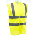 Hi-Vis Yellow - Lifestyle - Yoko Unisex Premium Hi-Vis Waistcoat Vest - Jacket (Pack of 2)