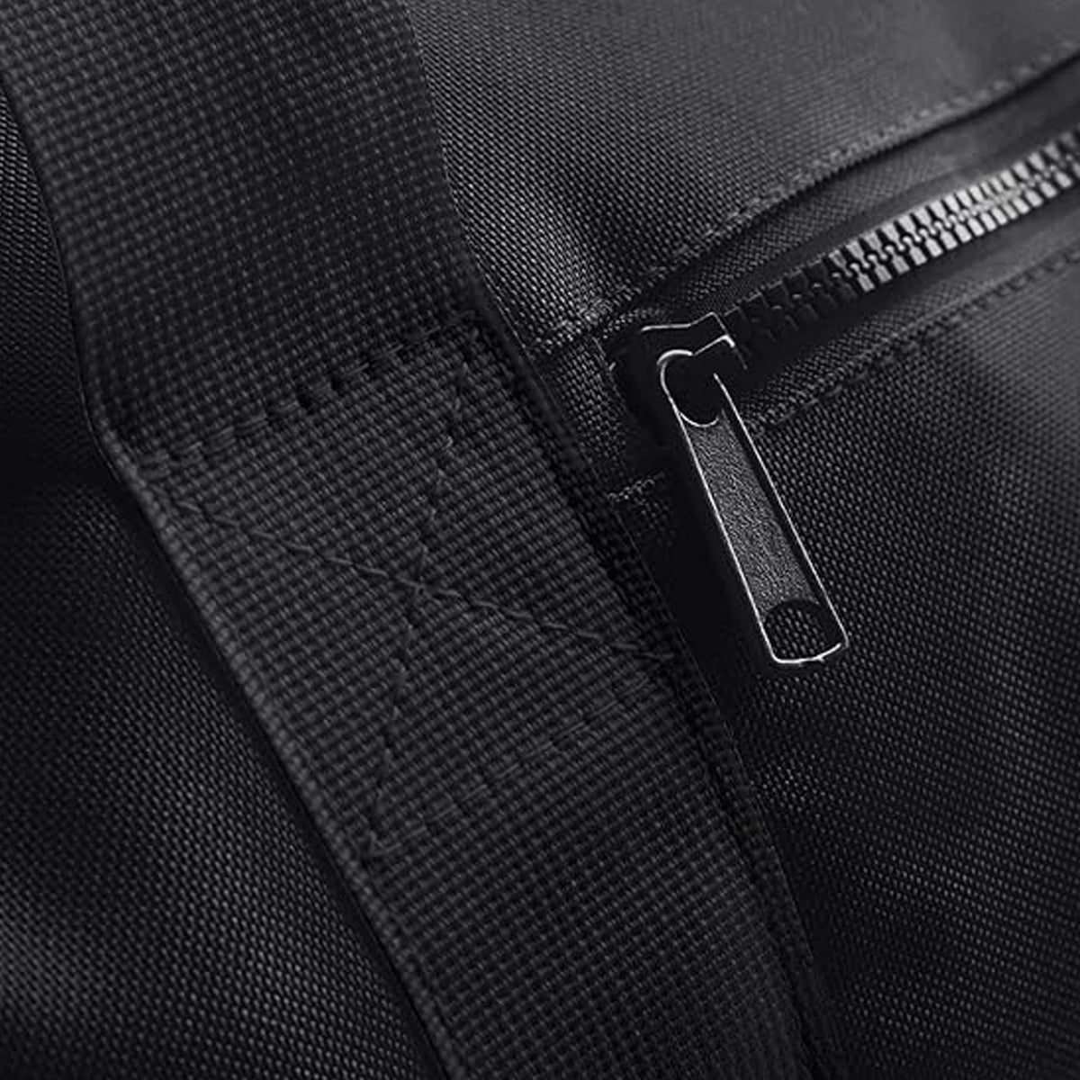Black-Black - Side - Bagbase Plain Varsity Barrel - Duffle Bag (20 Litres) (Pack of 2)