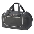 Black - Front - Shugon Rhodes Sports Holdall Duffle Bag (36 Litres) (Pack of 2)