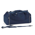 French Navy-Putty - Back - Quadra Teamwear Holdall Duffle Bag (55 Litres) (Pack of 2)