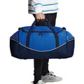 Bright Royal-French Navy-White - Back - Quadra Teamwear Holdall Duffle Bag (55 Litres) (Pack of 2)