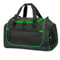 Black-Green - Front - Shugon Piraeus Shoulder Strap Holdall Bag (Pack of 2)