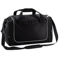 Black-Light Grey - Front - Quadra Teamwear Locker Duffle Bag (30 Litres) (Pack of 2)