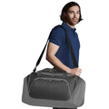 Black- Grey - Back - Quadra Pro Team Holdall - Duffle Bag (55 Litres) (Pack of 2)