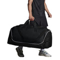 Black-Light Grey - Back - Quadra Teamwear Jumbo Kit Duffle Bag - 110 Litres (Pack of 2)