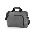 Grey Marl - Front - Quadra Executive Digital Office Bag (17inch Laptop Compatible) (Pack of 2)