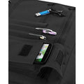 Black - Side - Bagbase Adjustable Messenger Bag (11 Litres) (Pack of 2)