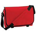 Classic Red - Front - Bagbase Adjustable Messenger Bag (11 Litres) (Pack Of 2)
